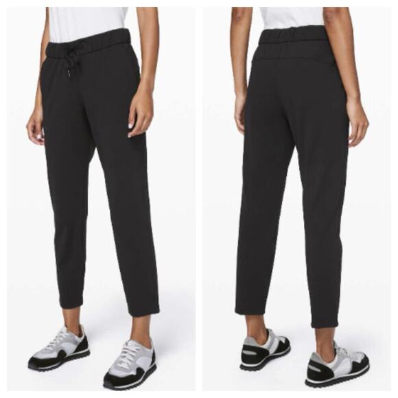 Lululemon Women's On The Fly 7/8 Pant Black Size 8 - Picture 1 of 10